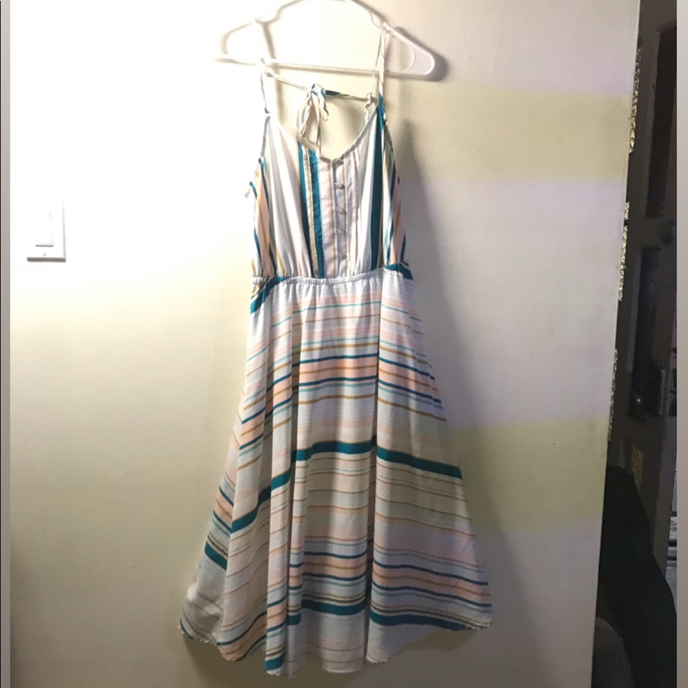 LC Midi Dress with Straps Fit & Flare